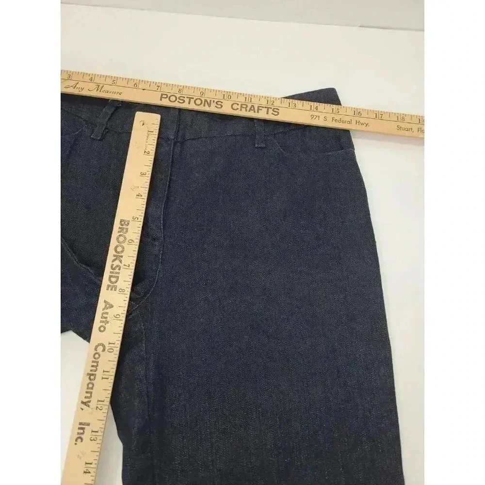 Talbots Stretch Wide Leg Jeans Women's Size 6 Pockets - Picture 5 of 7